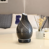 INRORANS Star River diffuser front view with 7-color LED illuminating a calm space.