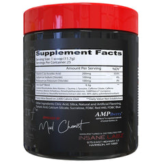 Close-up of i am God powder dispense highlights potent ingredients