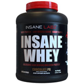 Insane Labz Insane Whey chocolate peanut butter bottle for post-workout nutrition