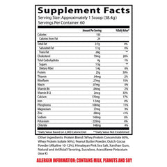 Close-up of Insane Labz Insane Whey label showing BCAA profile and sugar content