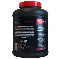 Insane Labz Insane Whey shaker mix demonstrating quick blend after training