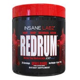 Insane Labz Redrum high-stim powder jar for intense training sessions