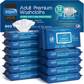 Inspire adult wipes with aloe for gentle cleansing on oversized 8x12 inch cloths