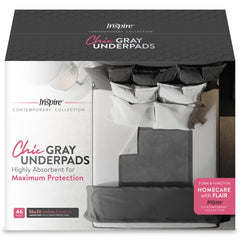 Inspire bed pad ultra thick absorbent for reliable protection.