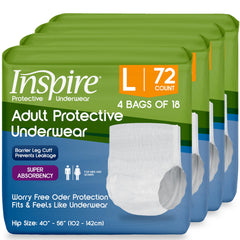 Inspire Protective Underwear front view showing discreet, comfortable wear