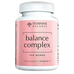 Instant Brands Balance Complex bottle front showing daily vaginal health support.