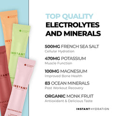 Instant Hydration Lemon-Lime flavor packet zesty daily hydration