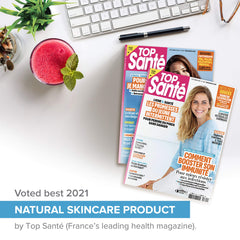 Primer plano de gotas de plata coloidal para absorción potencial