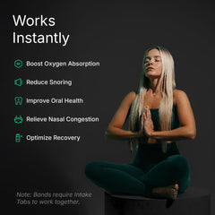 Intake Breathing Band application easy, quick on without nose bridge pressure.