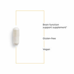 Close-up of Integrative Therapeutics Acetyl L-Carnitine label showing vegan and gluten-free details