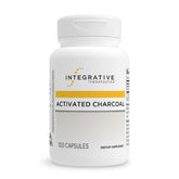 Integrative Therapeutics Activated Charcoal bottle close-up for digestive support.
