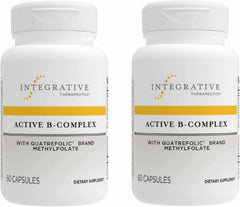 Integrative Therapeutics Active B-Complex bottle with label emphasizes energy support for daily tasks.