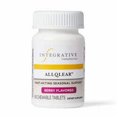 Integrative Therapeutics AllQlear berry chew bottle provides convenient seasonal immune support.