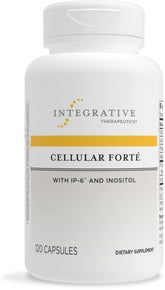 Integrative Therapeutics Cellular Forte bottle close-up highlighting IP-6 inositol formula for immune support.