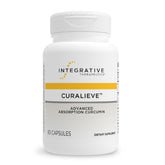 Integrative Therapeutics Curalieve bottle shows high-absorption curcumin benefits