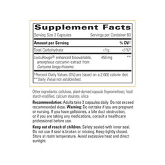 Integrative Therapeutics Curalieve capsules close-up highlighting easy daily use