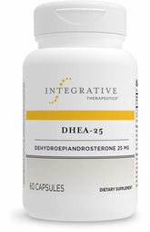 Integrative Therapeutics DHEA-25 bottle for daily endocrine support