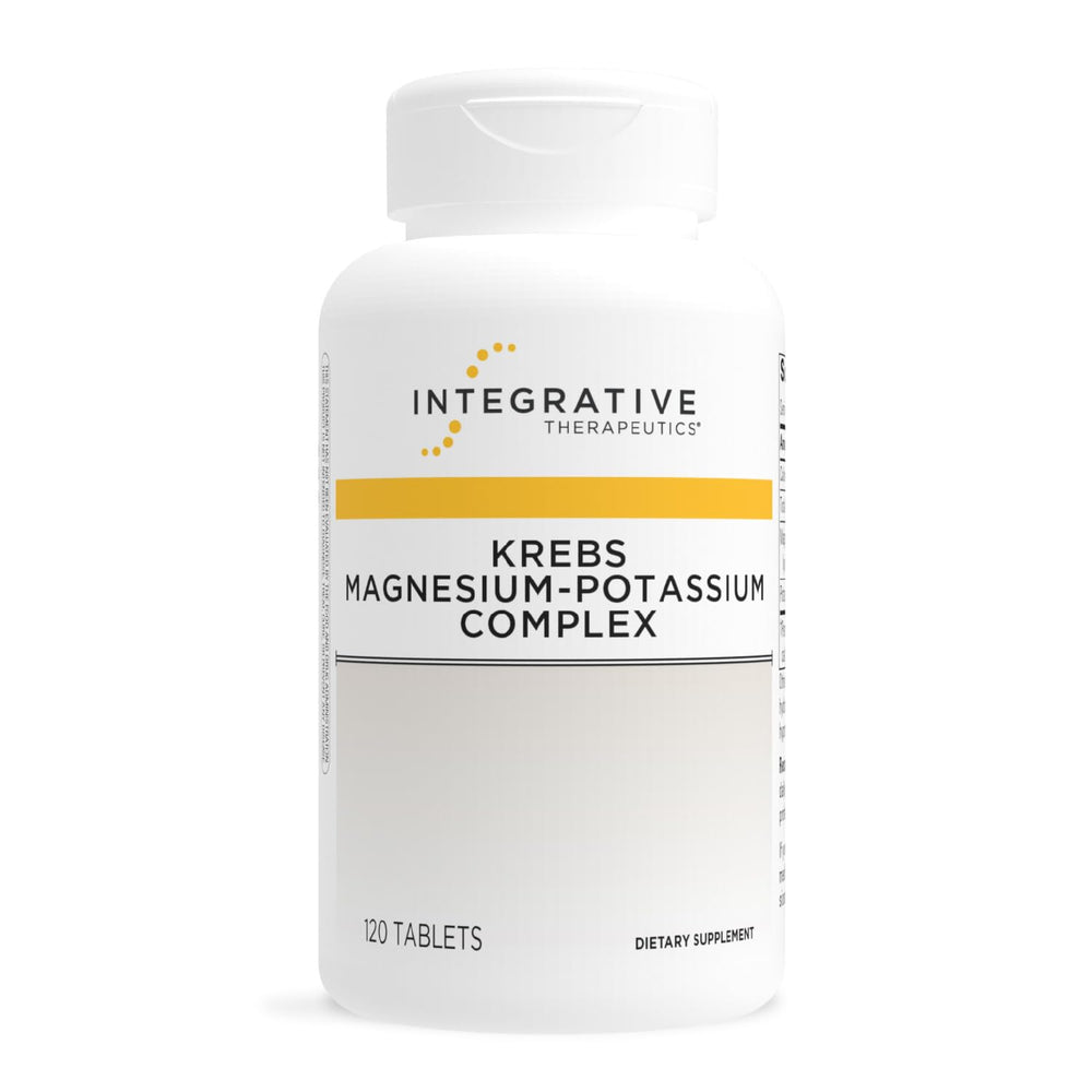 Integrative Therapeutics Krebs Magnesium Potassium Complex bottle showing heart-supporting minerals