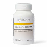 Integrative Therapeutics Lipotropic Complex bottle supports liver health with milk thistle and B vitamins
