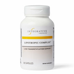 Integrative Therapeutics Lipotropic Complex bottle supports liver health with milk thistle and B vitamins