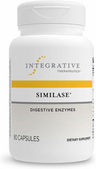 Integrative Therapeutics Similase bottle label highlights vegan digestive enzymes for daily support
