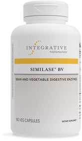Integrative Therapeutics Similase BV bottle front with capsules for digestion support.