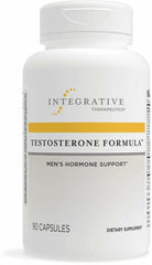 Integrative Therapeutics Testosterone Formula bottle with capsules for daily male wellness.