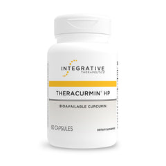 Integrative Therapeutics Theracurmin HP bottle close-up showing premium formulation for recovery