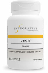 Integrative Therapeutics UBQH softgel closeup for daily energy support.