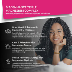Intelligent Labs MagEnhance label back detailing ingredients and directions