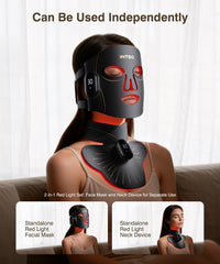 INTEO four-wavelength therapy for versatile at-home skincare routines.