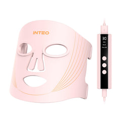 INTEO Red Light Mask front view for convenient at-home skincare.