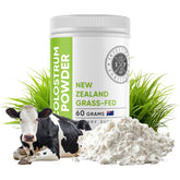 Intestinal Fortitude colostrum powder bottle for daily immune and gut support.