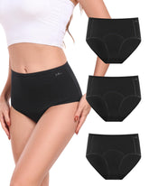 Intiflower women's incontinence underwear with a cotton high-waist design for daily comfort.