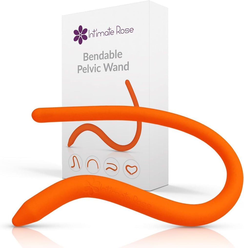 Intimate Rose bendable pelvic wand angled for precise pelvic floor therapy sessions