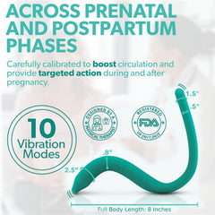 Intimate Rose tool thinner-end supports postpartum relief and gentle recovery