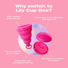INTIMINA Lily Cup One teen-friendly design supports early period management.