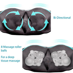 InvoSpa massager side view highlighting adjustable intensity.