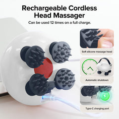IOOKNA massager with long-lasting battery up to 120 minutes