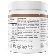 IP6 Gold non-GMO verification seal on packaging ensures trust.