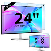 IPROKKO 24-inch blue light filter with anti-glare on monitor for comfort