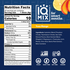 IQMIX x Chef Keller packaging highlighting 4-in-1 formula for travel.