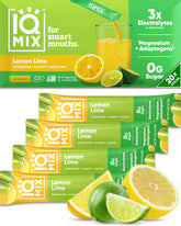 IQMIX lemon lime stick for quick, sugar-free hydration and focus
