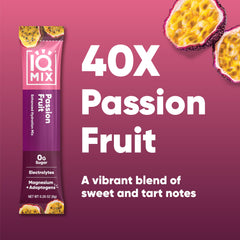 IQMIX single-serve stick ready for travel supports quick, sugar-free hydration anywhere.