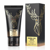 Irvy Maral XXL Gold bottle closeup for daily-use gel.