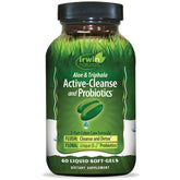 Irwin Naturals Aloe & Triphala Active Cleanse bottle with softgels supporting digestion.