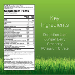 Irwin Naturals Bloat-Away cranberry ingredient close-up highlights antioxidant botanicals