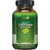 Irwin Naturals Double Potency 5-HTP Extra bottle for daily relaxation support
