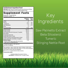 Healthy-Flow Saw Palmetto soft-gels displayed for convenient daily use