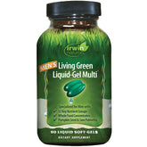 Irwin Naturals Men’s Living Green bottle front — daily energy support